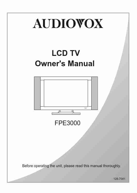 Audiovox Flat Panel Television FPE3000(1)-page_pdf